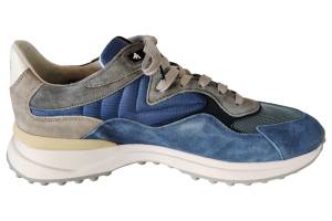 FLORIS VAN BOMMEL 10152-40-02 blauw sneaker - www.claessensschoenen.nl