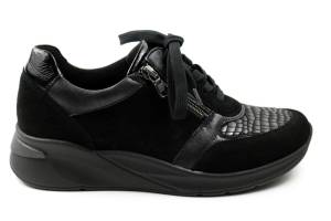 WALDLAUFER 715H02 zwart sneaker - www.lascarpa.nl