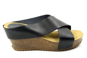 CASARINI 23002 zwart slippers - www.lascarpa.nl