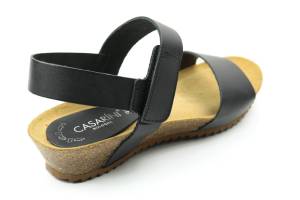 CASARINI 23020 zwart sandaal - www.lascarpa.nl